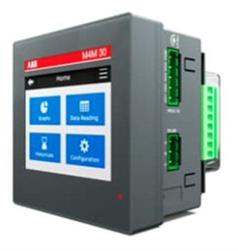 ABB M4M 30-M MODBUS NETWORK ANALYZER, 4 PROGRAMMABLE I/O, 48-240 V AC/DC, MODBUS RTU M4M 30-M MODBUS